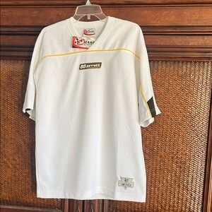 Chase Authentics White and Black Racing Jersey